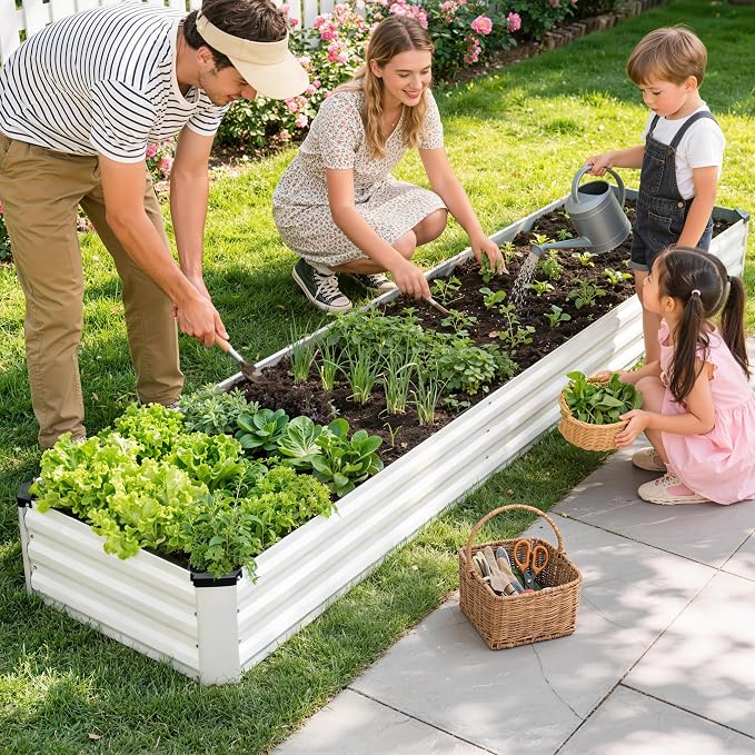 Galvanized Raised Garden Bed Outdoor | Metal Raised Garden Bed - Image 2