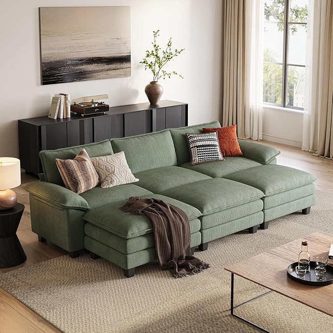 LINSY HOME Modular Sectional Sofa by LINSYHOME