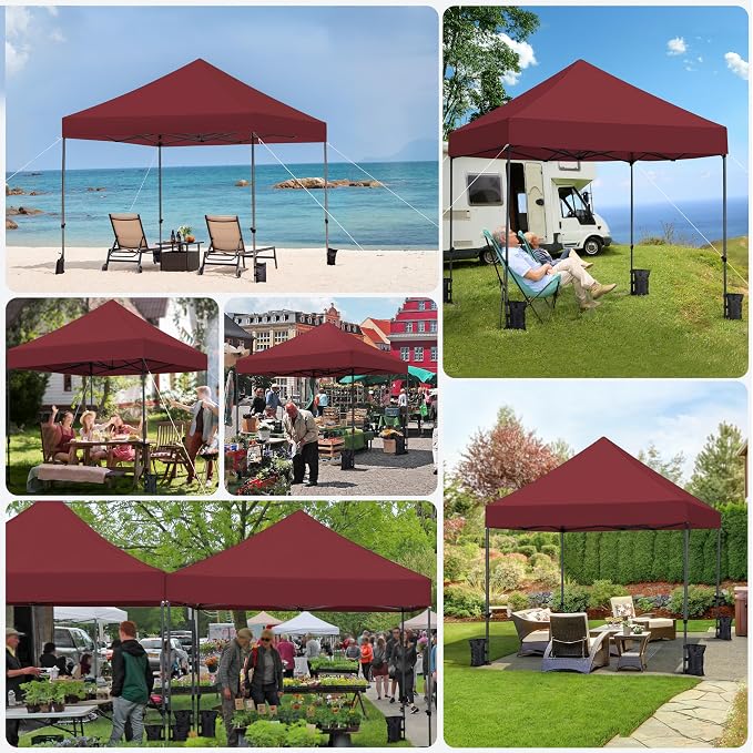 Yaheetech Canopy Tent, Commercial Instant Heavy Duty Canopy, 500D Waterproof - Image 2