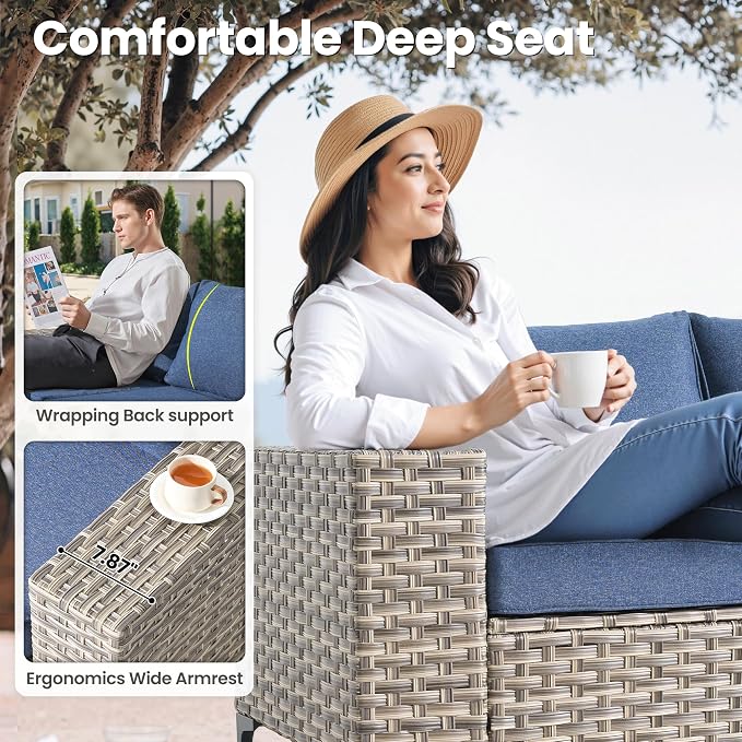 ovios 5-Piece Patio Furniture Set - Image 4