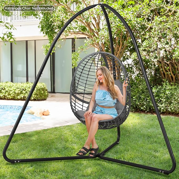 SUNCREAT Tripod Hanging Chair Stand – 400lbs Capacity, Heavy Duty Steel - Image 8
