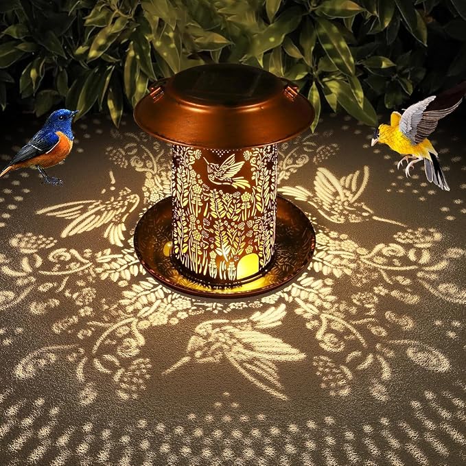 2 Pack Bird Feeders for Outdoors Hummingbird Garden Decor Gifts for Women Mom - Image 3