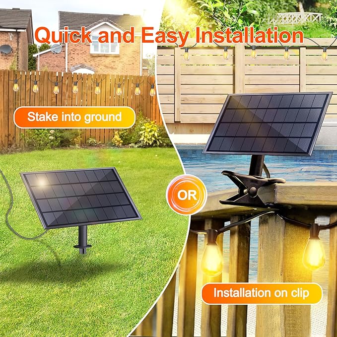 Stright Solar String Light for Outside 120FT - Image 3