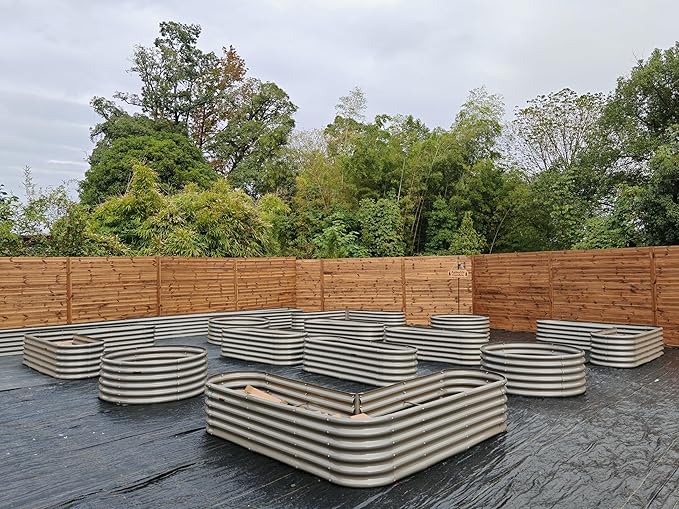 A ANLEOLIFE 12-Pack Galvanized Raised Garden Beds Outdoor, Whole Backyard Farm - Image 3