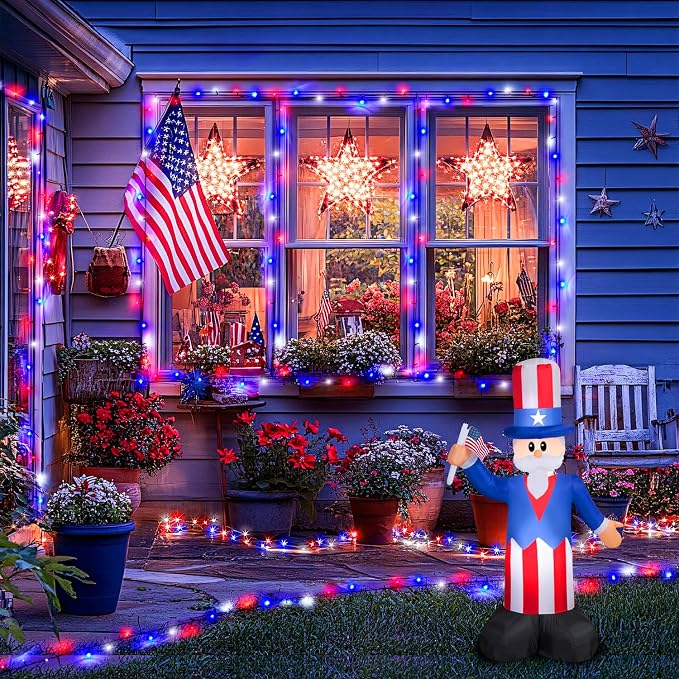 JMEXSUSS 2 Pack Solar String Lights Outdoor Waterproof, Total 400 LED 151FT - Image 5