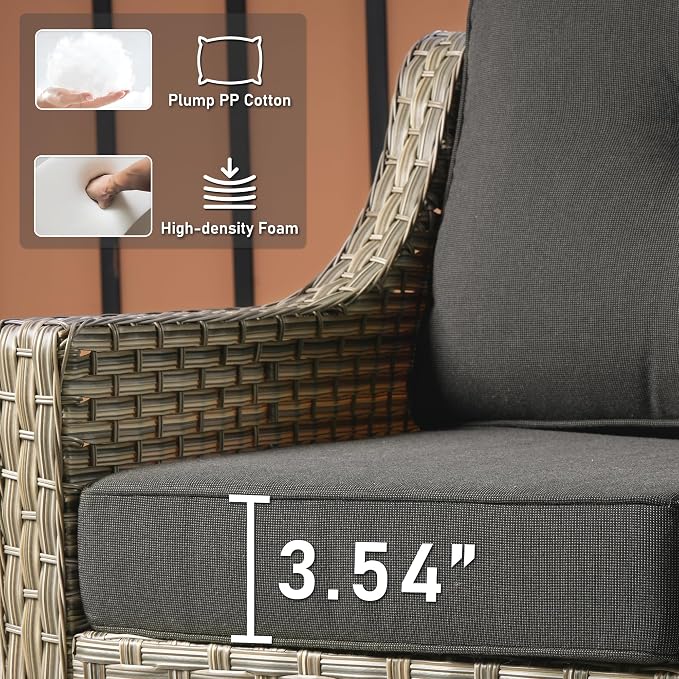 HOOOWOOO 6 Piece Patio Furniture Sets - Image 6
