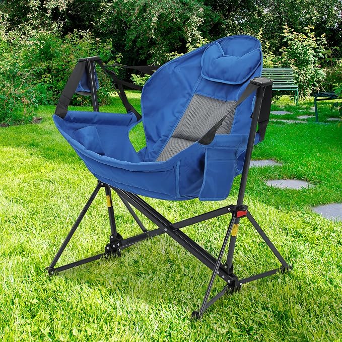 Ainfox Hammock Camping Chair, Foldable Portable Rocking Chairs - Image 8