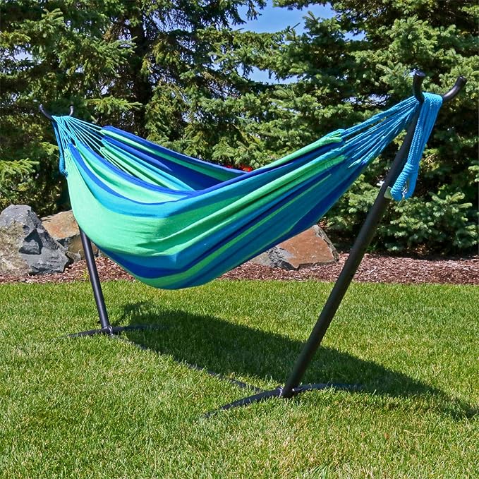 Sunnydaze Double Brazilian Cotton Hammock - Image 3