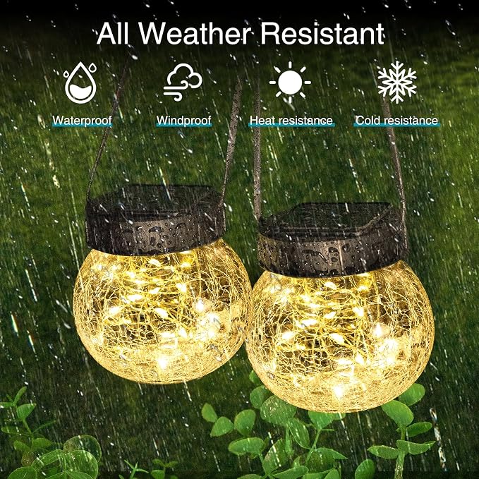 Kolpop Solar Lanterns Outdoor Waterproof 18 Pack, Hanging Solar Lights - Image 4