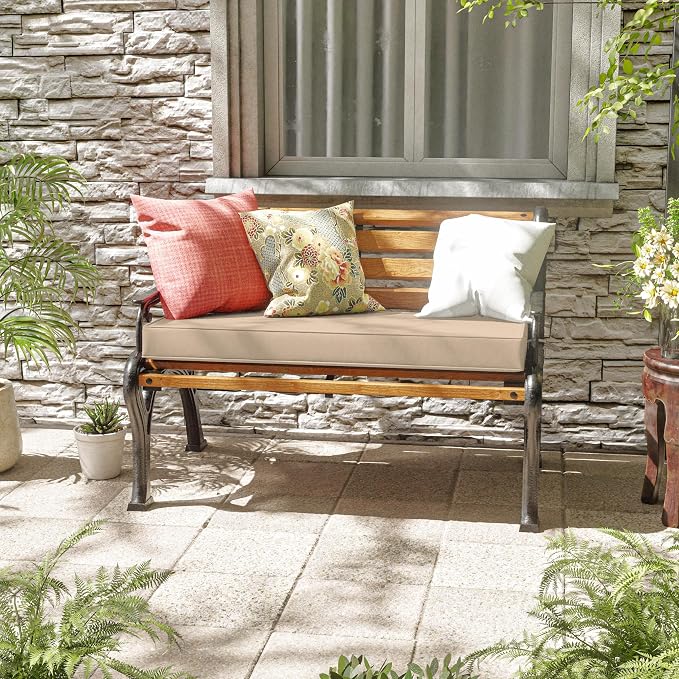 Premium Outdoor Bench Cushions for Patio Furniture 3.5inches Memory Foam Bench - Image 2