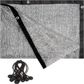 40% Aluminum Foil Shade Cloth, 10 FT x 20 FT by UNIUP