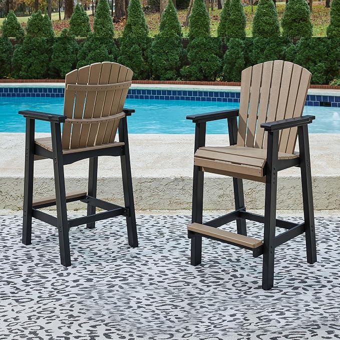 Signature Design by Ashley Fairen Trail 30" HDPE Durable Outdoor Barstool - Image 2