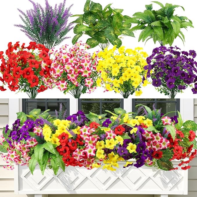 HOHOTIME 21 Bundles Artificial Flowers - Image 8