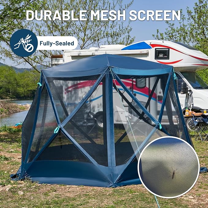 TIMBER RIDGE Easy Pop Up Gazebo Canopy Tent - Image 5