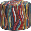 Jaxx Spring Indoor/Outdoor Bean Bag Pouf Ottoman, Kenyan Ropes by Jaxx