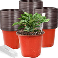 Plant Nursery Pot/Pots 200 Pcs 4" Plastic Small Plants Pots Flower Pots Seed by LWWTBS