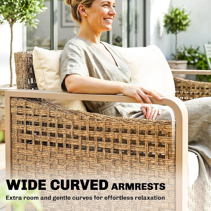 Outsunny Outdoor Patio Couch - Image 5