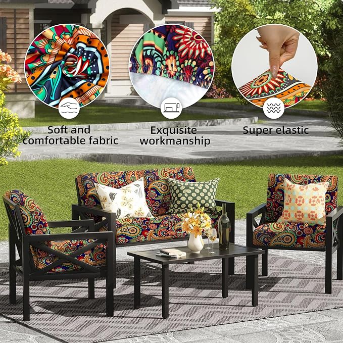Outdoor Cushion Covers Set, Replacement - Image 3