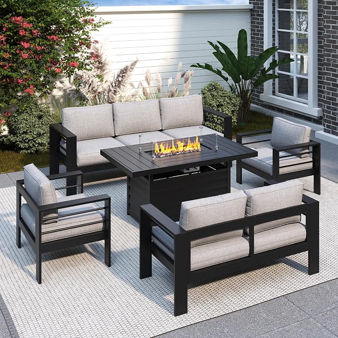 Solaste Aluminum Patio Furniture Set by Solaste