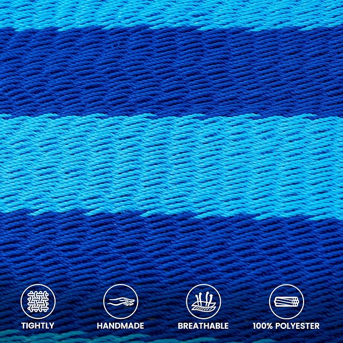 Lazy Daze Hammocks 10.5 FT Double 2 Person Caribbean Rope Hammock, Hand Woven - Image 3