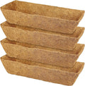 4 Pack 24 Inch Trough Coconut Liners by KarlliuHOMEGARDEN