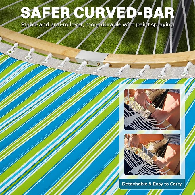 SUPERJARE Curved-Bar Hammock - Image 7