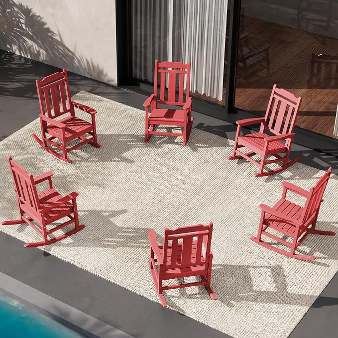 SERWALL HDPE Outdoor Rocking Chair by SERWALL