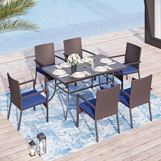Sophia & William Patio Outdoor Table and Chairs Set - Image 9