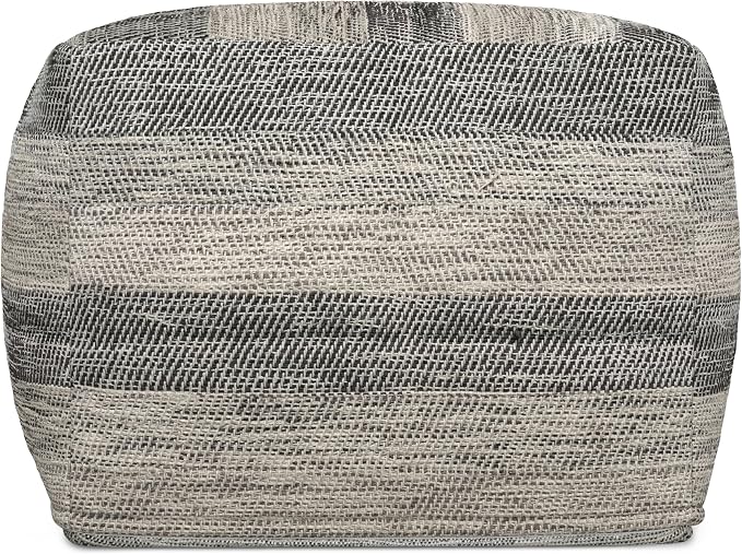 SIMPLIHOME Clay Square Pouf - Image 5