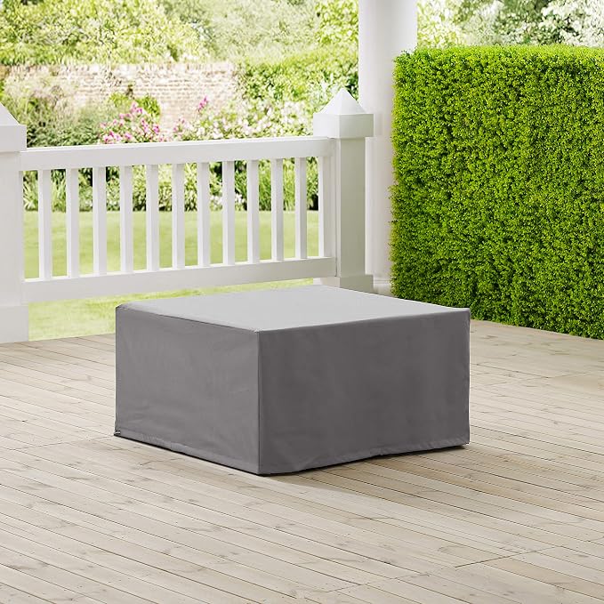 Crosley Furniture Patio Furniture Covers, Waterproof Square Ottoman and Outdoor - Image 3