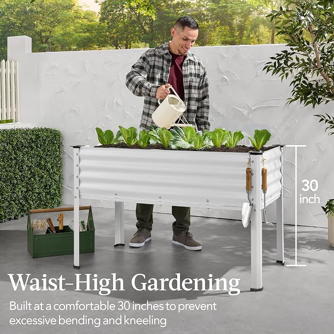Best Choice Products 48x24x30in Galvanized Raised Garden Bed, Metal Elevated - Image 3