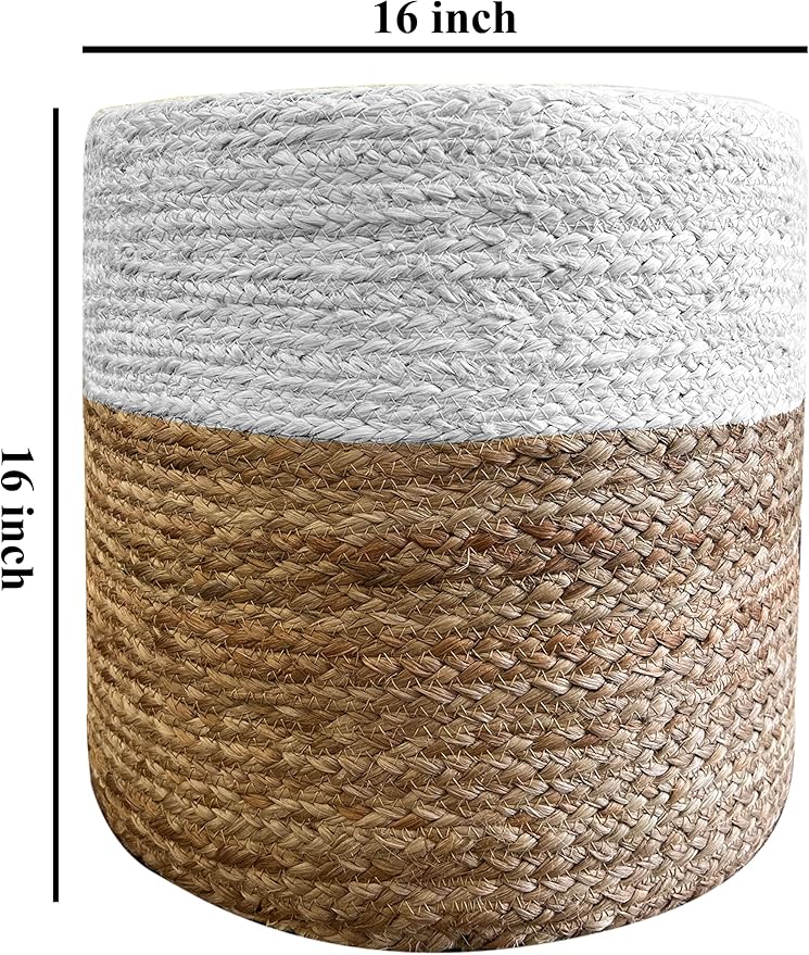 S & L Homes Pouf Ottoman - Image 2