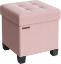 SONGMICS Storage Ottoman, Small Ottoman Foot Rest by SONGMICSbySONGMICSHOME
