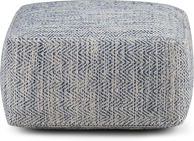 SIMPLIHOME Nate Square Pouf - Image 4