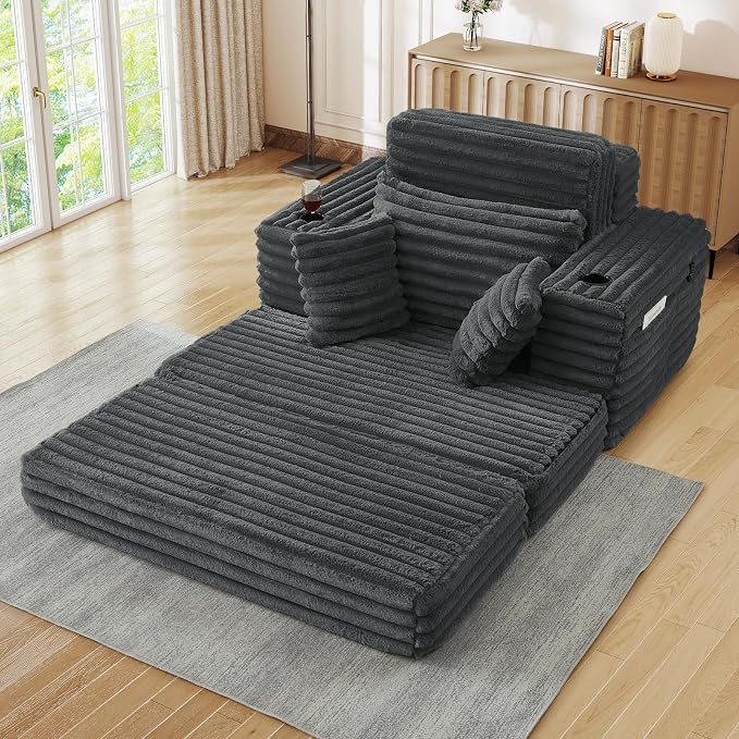 5-In-1 Oversized Chaise Lounge Chair Indoor - Image 9