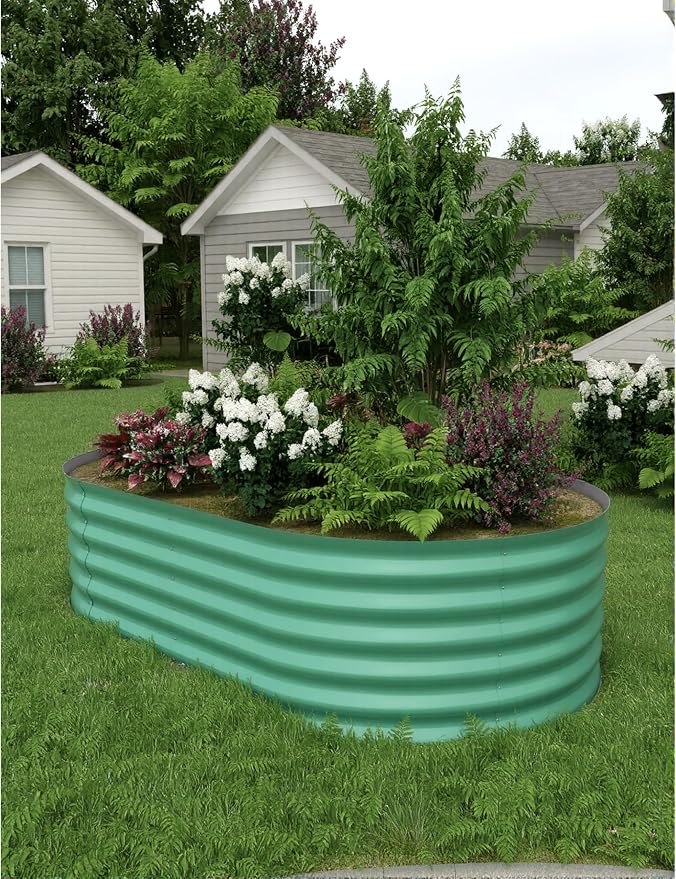 2 Pcs Raised Garden Beds Outdoor 8x4x1.5 ft - Image 8