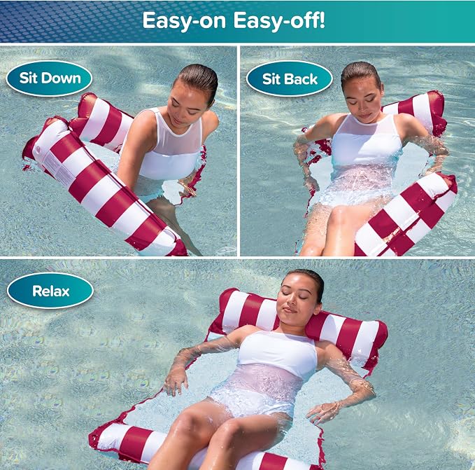 Aqua Original 4-in-1 Monterey Hammock Pool Float & Water Hammock– Multi-Purpose - Image 5