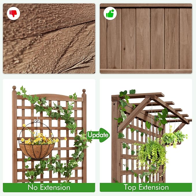 Yaheetech 72" H Garden Planter - Image 9