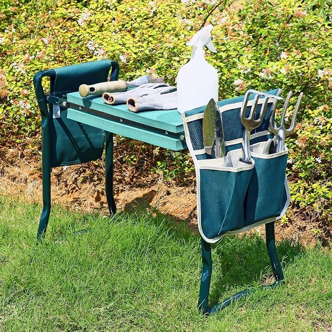 Ohuhu Garden Kneeler and Seat, Heavy Duty Garden Stool - Image 2