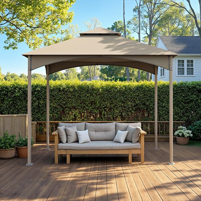 Patio Gazebo 10x10, Outdoor Gazebos, Heavy Duty Gazebo Soft Top Gazebos - Image 5
