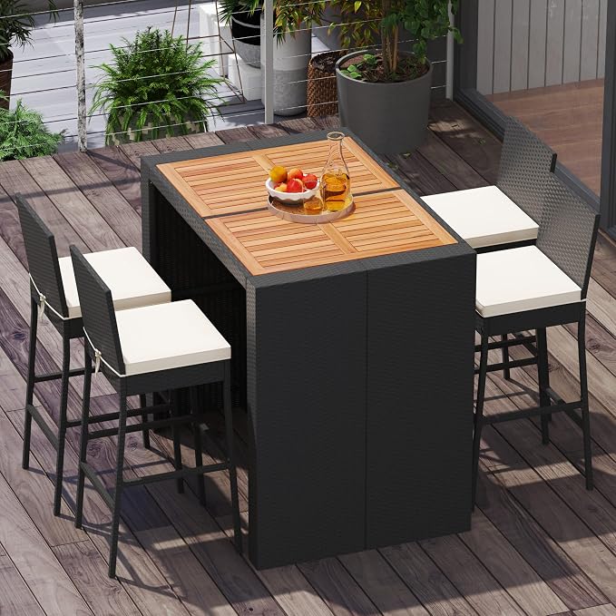 RELAX4LIFE 5-Piece Outdoor Bar Set - Image 2