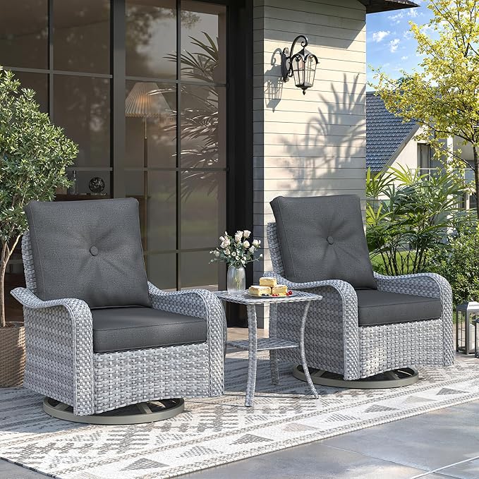 2-Seat Modern Patio Furniture Set - Image 5
