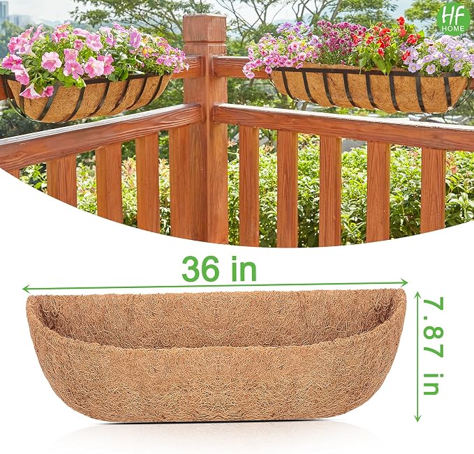 HFHOME 2PCS 36 Inch Coco Liners - Image 2