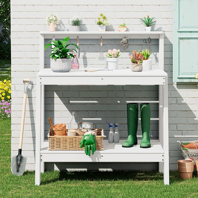 SERWALL Potting Bench Outdoor - Image 9