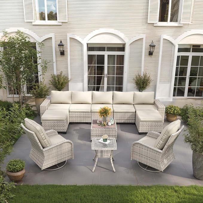 11-Piece Outdoor Patio Furniture Set by MuphyersPatioFurniture