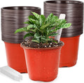 Plant Nursery Pot/Pots 100 Pcs 4" Plastic Small Plants Pots Flower Pots Seed by LWWTBS