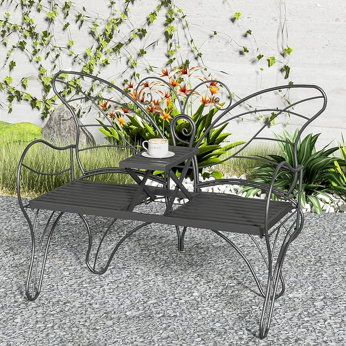 Outdoor Bench Patio Outdoor Garden Bench - Image 6