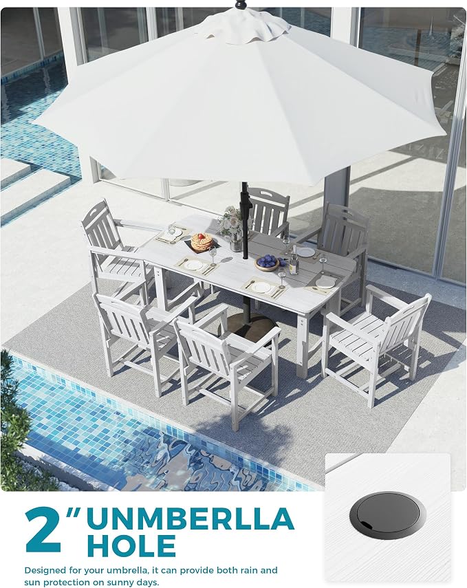 Ciokea HDPE Outdoor Dining Table - Image 4