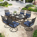 PHI VILLA 7 Pieces Outdoor Dining Set by PHIVILLAThepioneerofcomfortablehouseholdsupplies