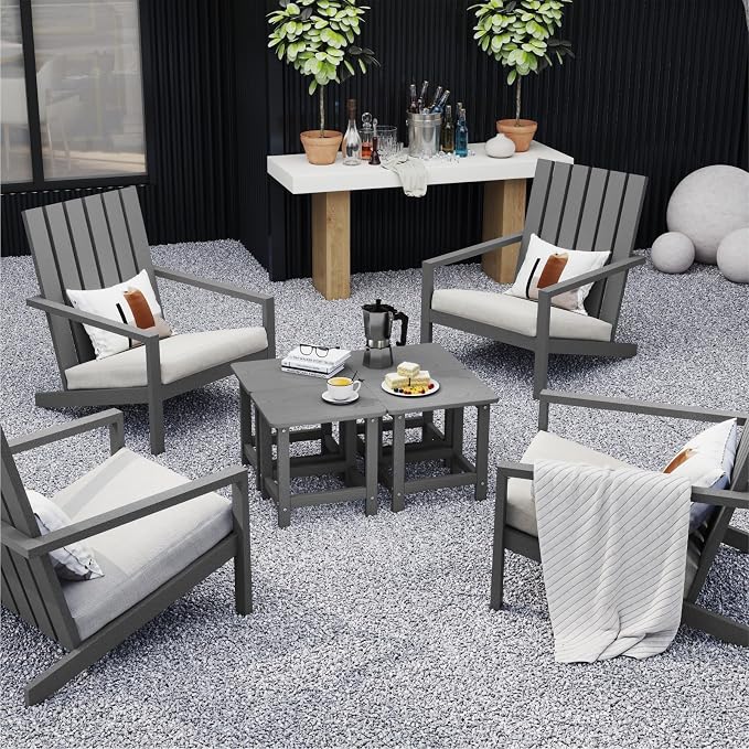 Weatherproof Outdoor Side Table, HDPE Small Outdoor Table - Image 7